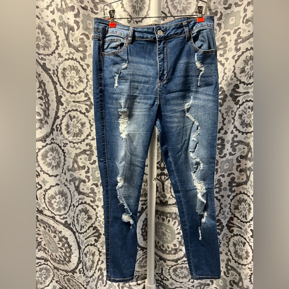 Distressed Skinnies - Picture 1 of 3